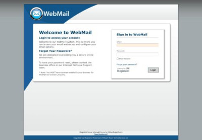 MagicMail Server: Login Page MagicMail Server: Login Page
