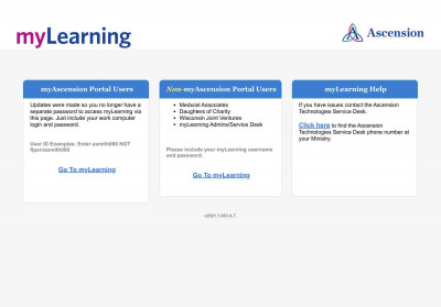 MyLearning Ascension Portal MyLearning Ascension Portal