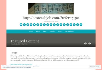 http://bestcashjob.com/?refer=51381 – Make Money from Home! http://bestcashjob.com/?refer=51381 – Make Money from Home!