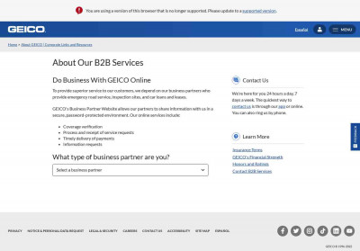 GEICO Vendor Online Services GEICO Vendor Online Services