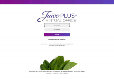 Juice Plus Virtual Office. Juice Plus Virtual Office.