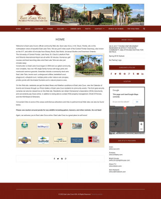 Maintenance Request - East Lake Cove HOA Maintenance Request - East Lake Cove HOA