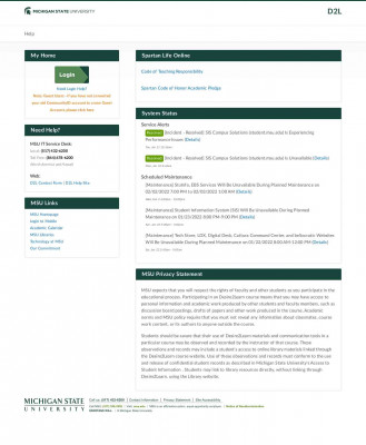 D2L - Michigan State University D2L - Michigan State University