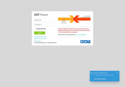Welcome to DAT Mobile! Welcome to DAT Mobile!