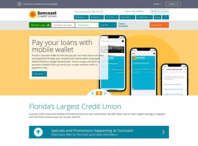 SunNet Online Banking | Suncoast Credit Union SunNet Online Banking | Suncoast Credit Union