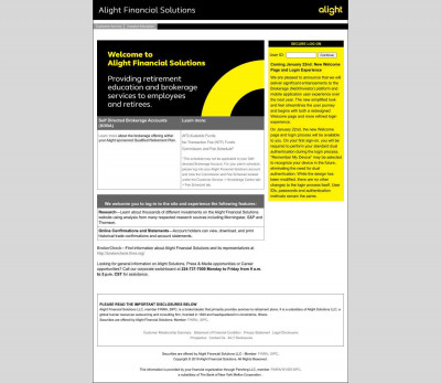 Alight Financial Solutions - Welcome Alight Financial Solutions - Welcome