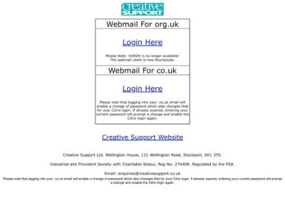 https://www.creativesupport.org.uk:2096/horde/logi... https://www.creativesupport.org.uk:2096/horde/logi...