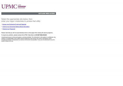 UPMC Mail UPMC Mail