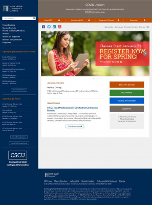 Manchester Community College · For learning. For life. Manchester Community College · For learning. For life.