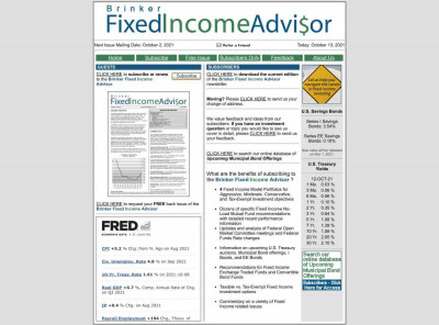 Brinker Fixed Income Advisor - Brinker Fixed Income Advisor Brinker Fixed Income Advisor - Brinker Fixed Income Advisor