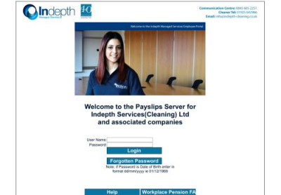 Employee Login - Indepth Managed Services Employee Login - Indepth Managed Services