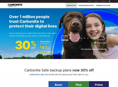 Carbonite: Cloud backup solutions for home and business Carbonite: Cloud backup solutions for home and business