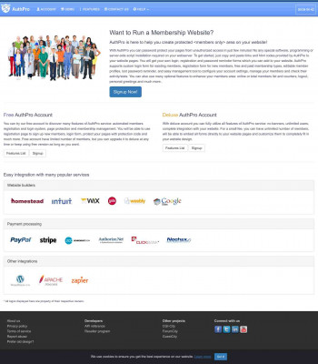 Password Protected Members Area on Homestead / Intuit ... Password Protected Members Area on Homestead / Intuit ...