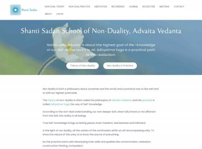 Self-Knowledge Spring - Shanti Sadan Self-Knowledge Spring - Shanti Sadan