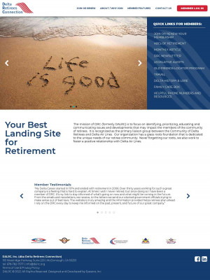 DALRC, Inc. dba Delta Retiree Connection: Homepage DALRC, Inc. dba Delta Retiree Connection: Homepage