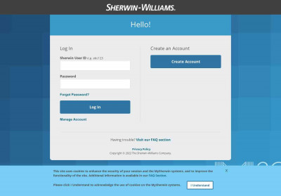 Log In - Sherwin-Williams Log In - Sherwin-Williams