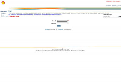 Shell eServe - Login Shell eServe - Login