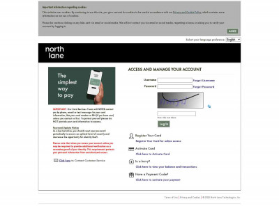access and manage your account - North Lane access and manage your account - North Lane