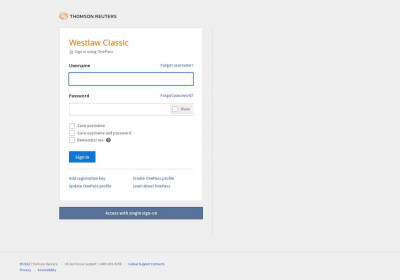 Westlaw Sign In | Thomson Reuters Westlaw Sign In | Thomson Reuters