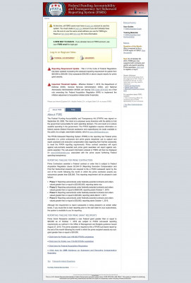 FSRS - Federal Funding Accountability and Transparency Act ... FSRS - Federal Funding Accountability and Transparency Act ...