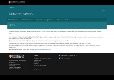 Stage clc/27 | Distance Learners Stage clc/27 | Distance Learners