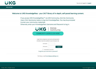 Forgotten password - KnowledgePass Forgotten password - KnowledgePass