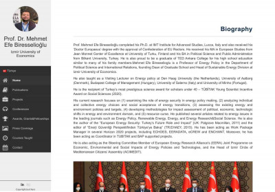 Projects | Prof. Dr. Mehmet Efe Biresselioglu Projects | Prof. Dr. Mehmet Efe Biresselioglu