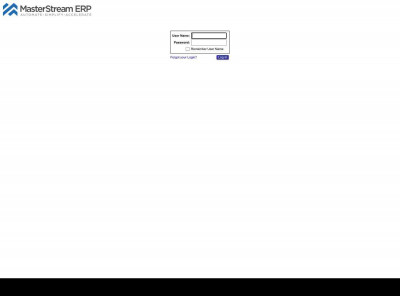 MasterStream Login - MasterStream ERP MasterStream Login - MasterStream ERP