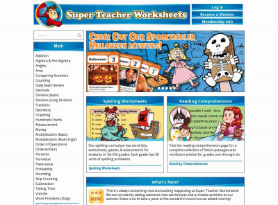 Reset Your Password - Super Teacher Worksheets Reset Your Password - Super Teacher Worksheets