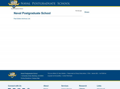 CS2020 - Naval Postgraduate School CS2020 - Naval Postgraduate School