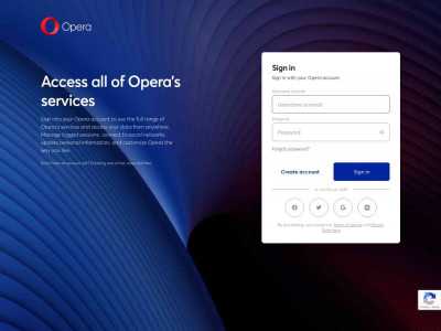 Opera Account Opera Account