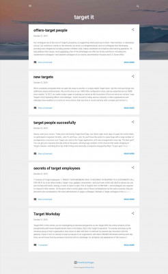 Target Workday Target Workday
