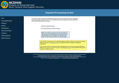 User Login - North Carolina Child Support Processing Center User Login - North Carolina Child Support Processing Center