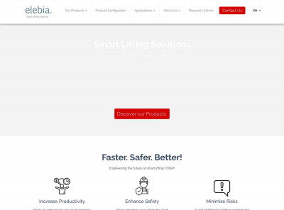 Elebia | Automatic Crane Hooks | Smart Lifting Solutions Elebia | Automatic Crane Hooks | Smart Lifting Solutions