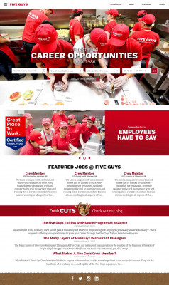Restaurant Jobs at Five Guys | Five Guys Restaurant Jobs at Five Guys | Five Guys