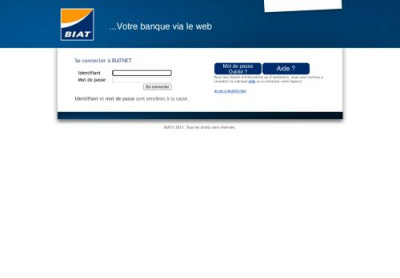 BIATNET Authentification BIATNET Authentification