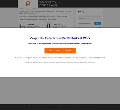 FedEx Perks at Work - Corporate Perks FedEx Perks at Work - Corporate Perks
