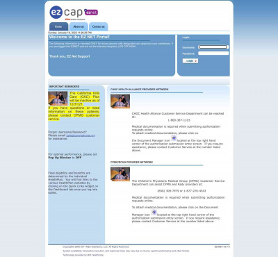 EZ-NET™ Login EZ-NET™ Login