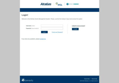 Login - AltaGas Proposal Management System Login - AltaGas Proposal Management System