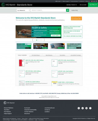 IHS Markit Standards Store | Engineering & Technical ... IHS Markit Standards Store | Engineering & Technical ...