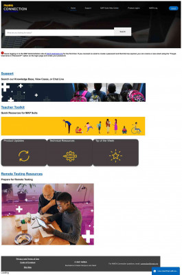 Testing URL without a pop-up window - NWEA Connection Testing URL without a pop-up window - NWEA Connection