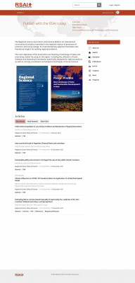 Free Trial Access - Journals - Regional Science Policy ... Free Trial Access - Journals - Regional Science Policy ...