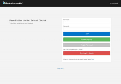 Paso Robles Unified School District Paso Robles Unified School District