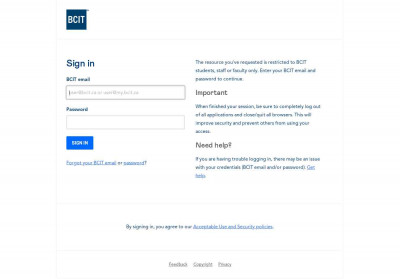 Desire2Learn - BCIT Desire2Learn - BCIT