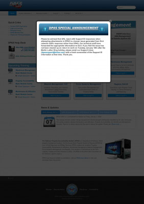 DPAS Support - Home DPAS Support - Home