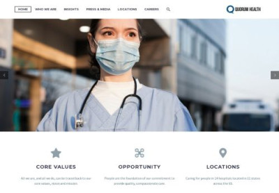 Quorum Health: Homepage Quorum Health: Homepage