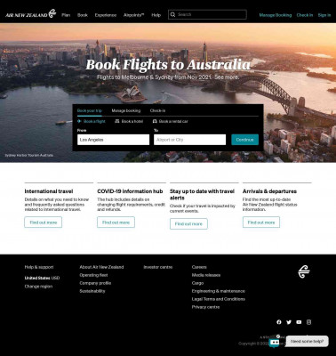 United Airlines alliance - Experience | Air New Zealand United Airlines alliance - Experience | Air New Zealand