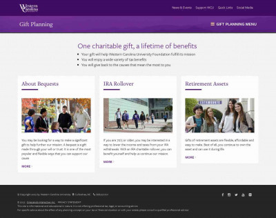 Western Carolina University - Bequest Language - Gift Planning Western Carolina University - Bequest Language - Gift Planning