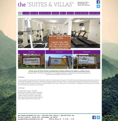 Cullowhee apartments | "University Suites" and "The Villas ... Cullowhee apartments | "University Suites" and "The Villas ...