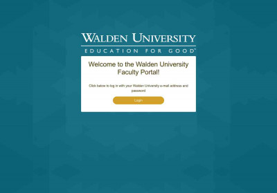 Walden Faculty Portal - Walden University Walden Faculty Portal - Walden University